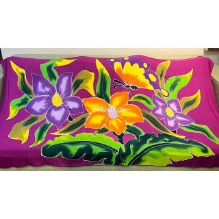 Wholesale Rayon Sarong Lava Lava Hand Painted by Balinese Artisans High Quality